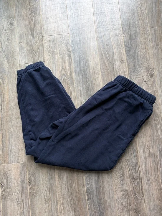 Garage Navy Drawstring Sweatpants - Picture 2 of 6
